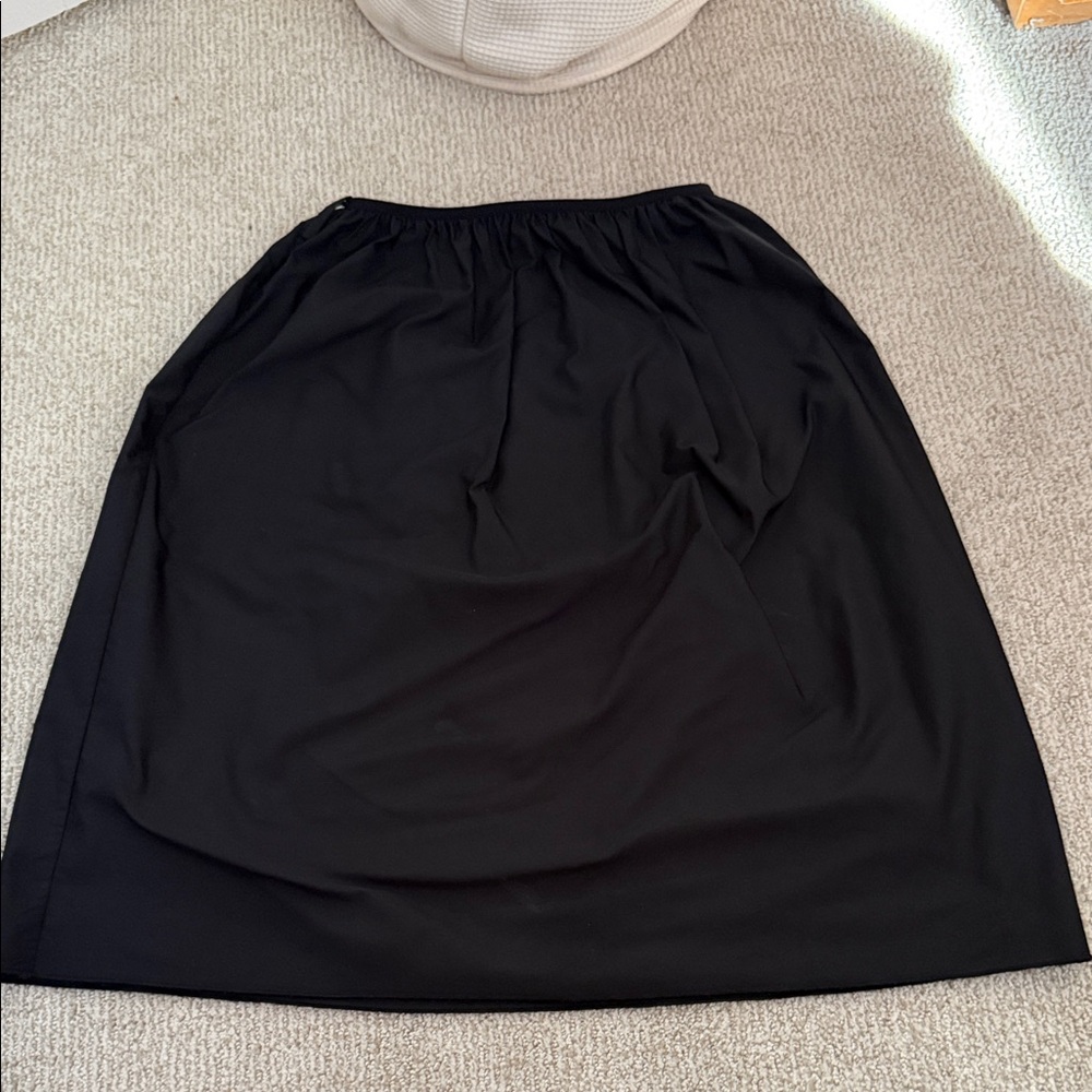 Moncler Black A-Line Skirt